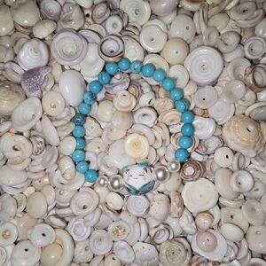 MANEKI-NEKO STRETCH BRACELET TURQUOISE